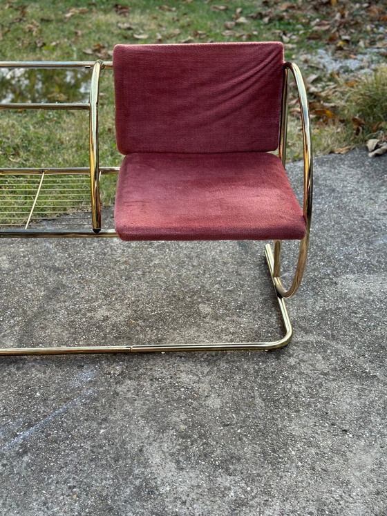 Vintage Messing Bankje, jaren 60 – Mid Century Modern (photo 4 of 6)