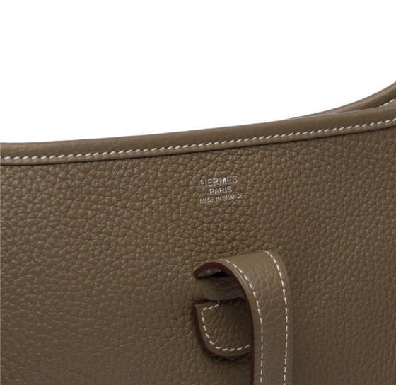 Image 1 of Borsa HERMES Evelyne in cuoio Étoupe - 103514