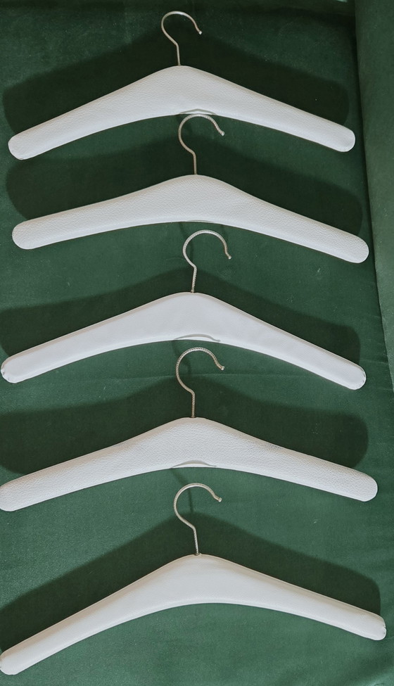 Image 1 of Leatherette hangers from the 60s/70s