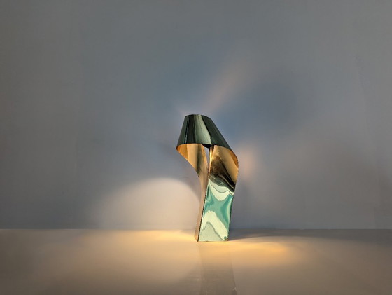 Image 1 of Limited Edition Sculptural Brass Lamp by Serge Mansau, 1970s