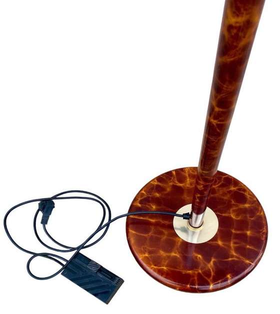 Image 1 of 1980s halogen lamp, Rhoum Jr., gold/plated style