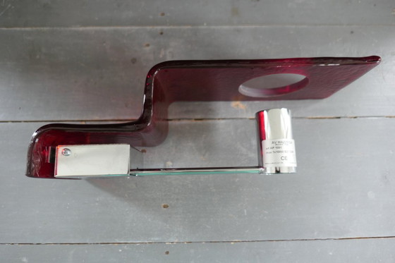 Image 1 of Mazzega Murano Italia aplique cristal rojo