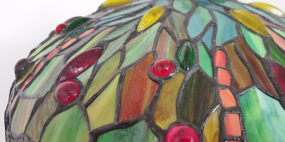Image 1 of Tiffany table lamp 6 Dragonfly