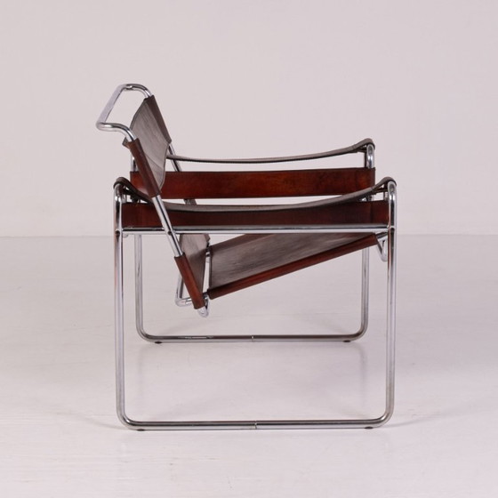 Image 1 of Poltrona - Sedia Wassily B3 di Marcel Breuer per Gavina