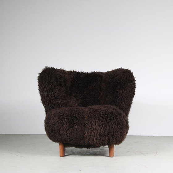 Image 1 of 2020s Edition of 1930s "Little Petra" chair by Viggo Boesen for &Tradition, Denmark