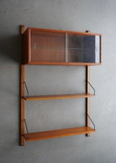 Meuble mural danois du milieu du siècle par Poul Cadovius pour Cado, années 1960