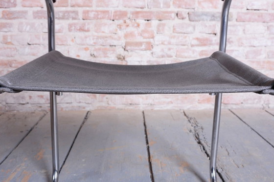 Poltrona Bauhaus restaurata, disegnata da Marcel Breuer per Thonet, in cromo, ceca, anni '30. – Poltrone (photo 13 of 17)