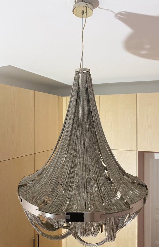 Image 1 of Terzani Soscik, lampadario moderno in metallo, DM 72 x H 95 cm