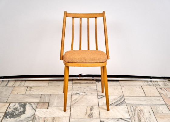 Image 1 of Set van 3 eetkamerstoelen van A. Suman, jaren 60, Tsjechoslowakije