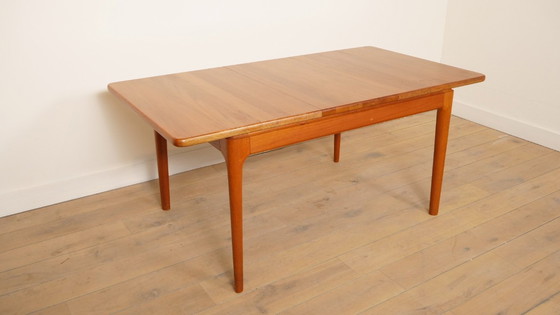 Image 1 of Table de salle à manger vintage | Teck massif | Extensible | Glostrup