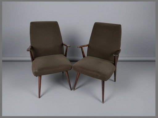 Set aus 2 oder 4 Vintage Casala Sessel – Originalpolsterung, Deutschland, 1950er/60er Jahre