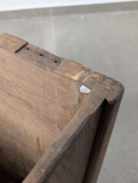 Image 1 of Wabi-Sabi Danish Solid Wood Planter, Aarhus, Denmark, 1940s