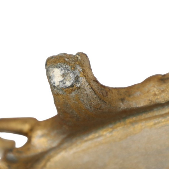 Rococo Stijl Jardinière Bloembak Goudkleurig Begin 20ste Eeuw – Plantenbak, Metal (photo 16 of 17)