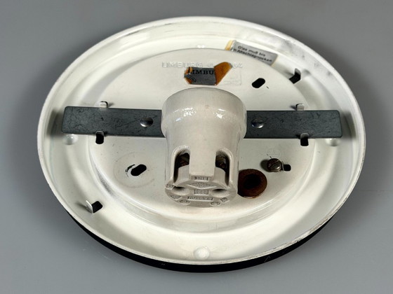 Image 1 of Lampada da soffitto anni '60/'70, Plafoniere, Glashütte Limburg, Germania, vetro e metallo