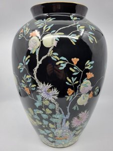 Vase Krautheim Bavaria Décor Chinois Vintage