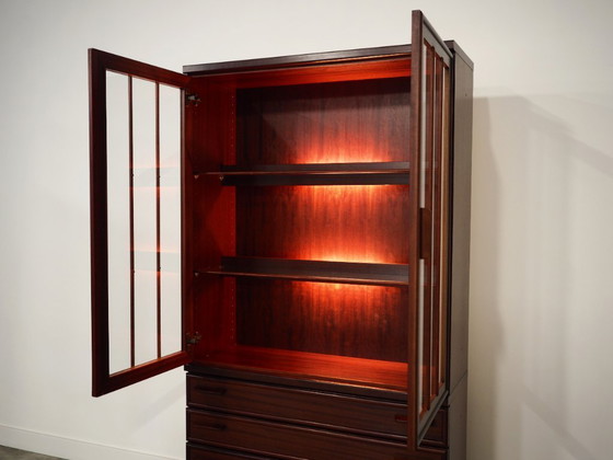 Image 1 of Vetrina in mogano, design danese, anni '70, produzione: Danimarca
