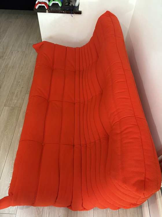 Image 1 of Banco Togo de 3 plazas de Ligne Roset - Tejido VIDAR Carrot