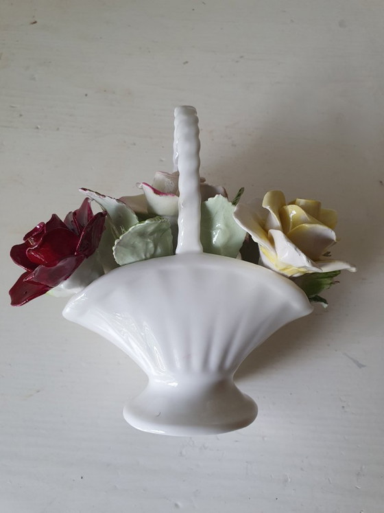 Image 1 of Royal Doulton flower basket – Fine Bone China – vintage England