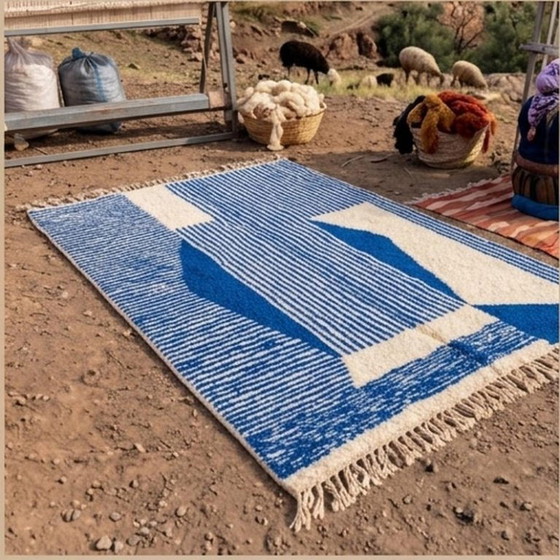Tapis Berbère Fait Main 250cmx150cm – Vloerkleden en tapijten, Cotton (photo 8 of 8)