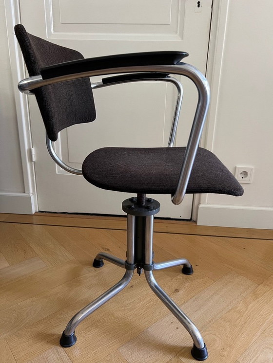 Image 1 of Sedia da ufficio originale Gispen 354 degli anni &#39;30, marrone