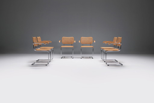 S64 Chaises de salle à manger Cesca inspirées par Marcel Breuer - Italie