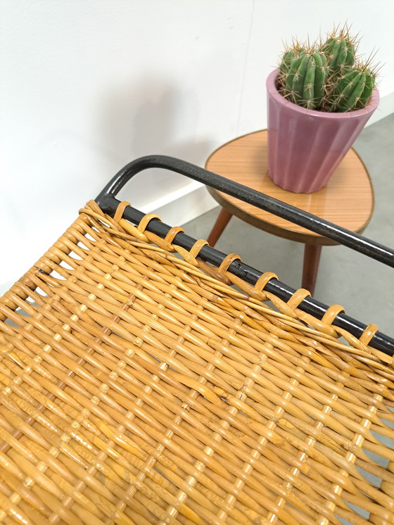 Image 1 of DDR Rattan Stool With Steel