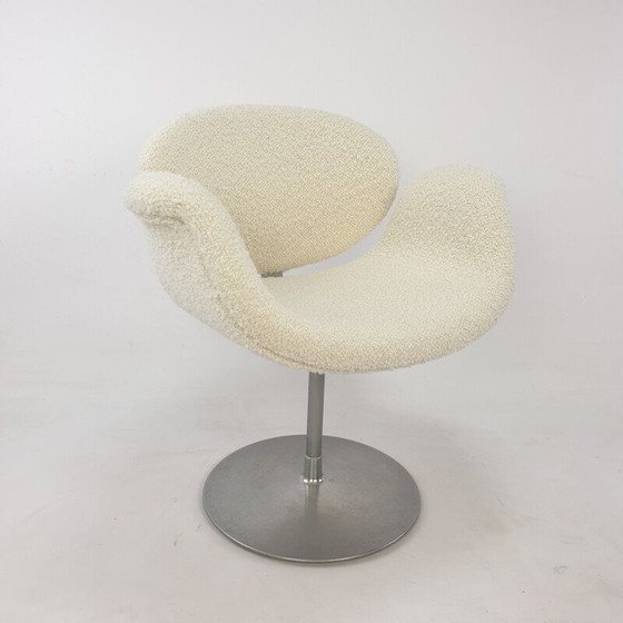 Image 1 of Fauteuil vintage Tulip blanc par Pierre Paulin pour Artifort, 1980