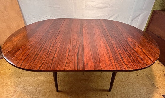 Image 1 of Mid-Century Danish Rosewood Extending Dining Table by Niels Otto Møller for J.L. Møllers Møbelfabrik 1960 exceptional example
