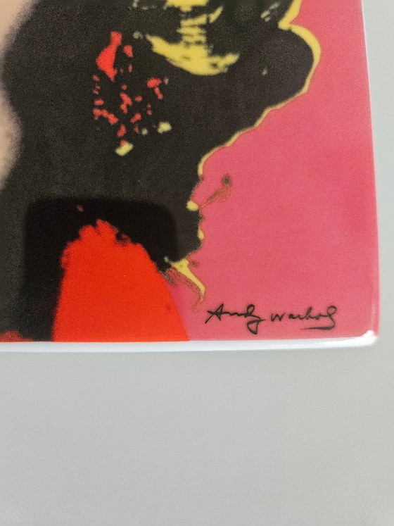 Vase Rosenthal Marilyn Andy Warhol, Porcelain, mint (photo 4 of 6)