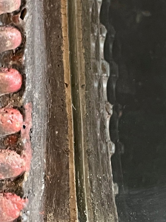 Image 1 of Keramische spiegel, Frankrijk, 1960