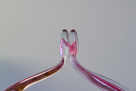 Image 1 of Mid Century Czech Art Glass Mandkom door Josef Hospodka