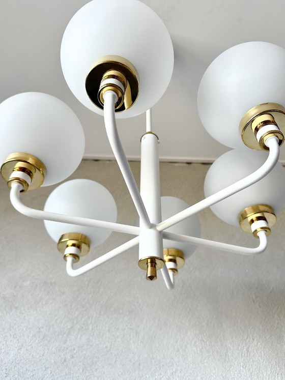 Lampada Sputnik vintage – Richard Essig, Lampade a sospensione, Glass, Metal (photo 11 of 12)