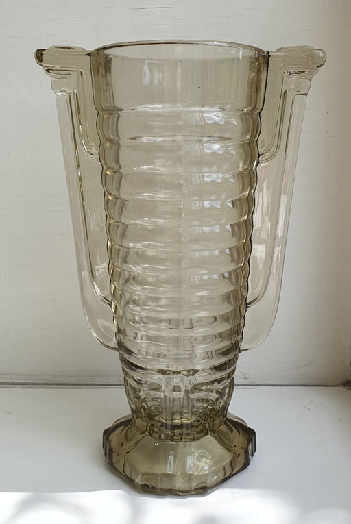 Val Saint Lambert vase model Marcelle, Luxval collection