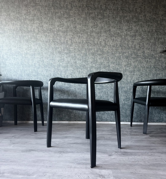 Image 1 of 6 poltrone “Miss” design di Afra & Tobia Scarpa,1986 circa per Molteni