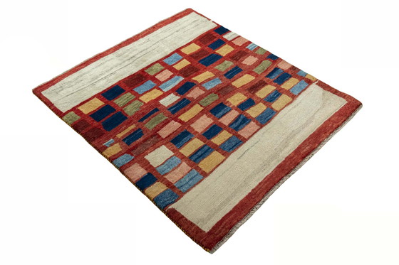Image 1 of Tapis Gabbeh nomade noué à la main - 117 X 105 cm