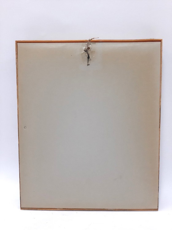 Image 1 of Tapisserie allemande vintage faite à la main, Gobelin, image encadrée paysage d'automne