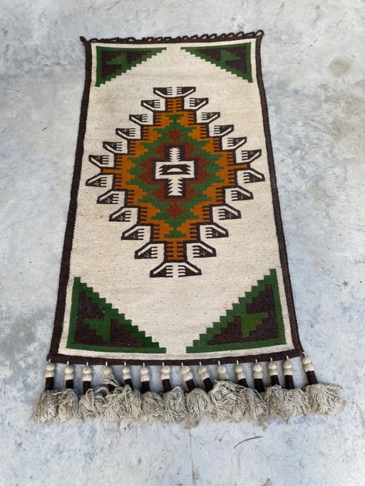 Handgewebter Wandbehang Olga Fisch Ecuador