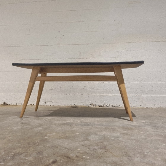 Image 1 of Mesa de centro en forma de tabla de surf de los años 50 a la Jens Risom