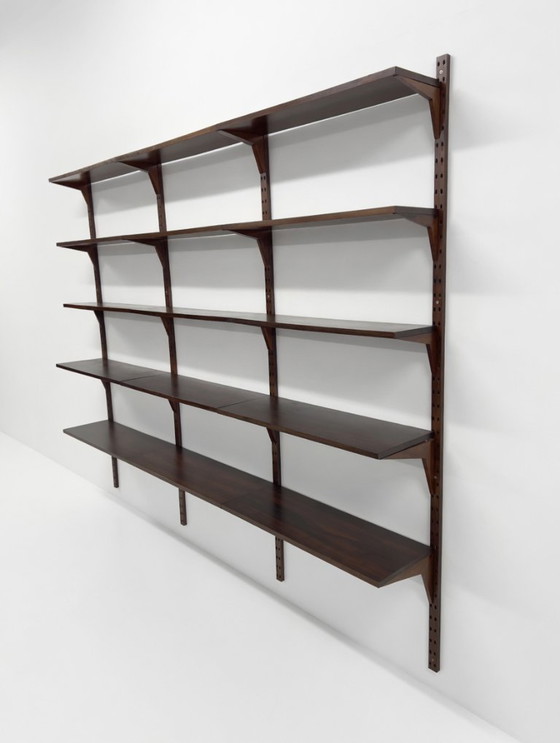 Image 1 of Système Royal Poul Cadovius, étagères murales modulaires en palissandre