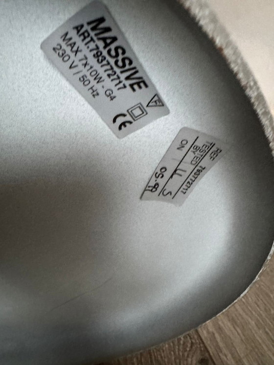 Image 1 of Unique floor lamp from Massive with 7 metal roses