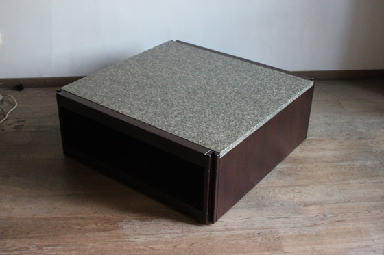Image 1 of Angelo Mangiarotti 4D Coffee Table for Molteni, Italy 1960s