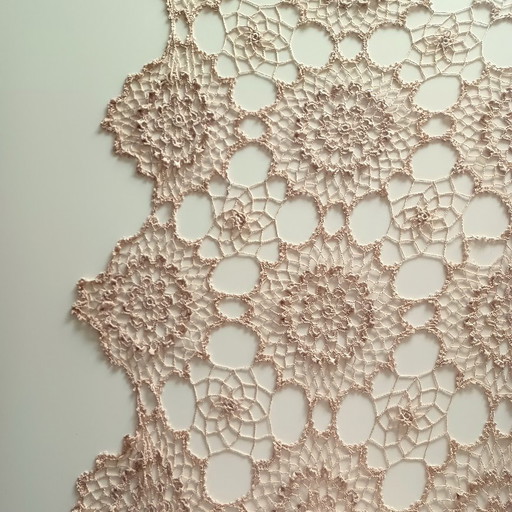 Vintage Spread, Handmade Fine Crochet. Pièce Unique! 325 cm X 270 cm