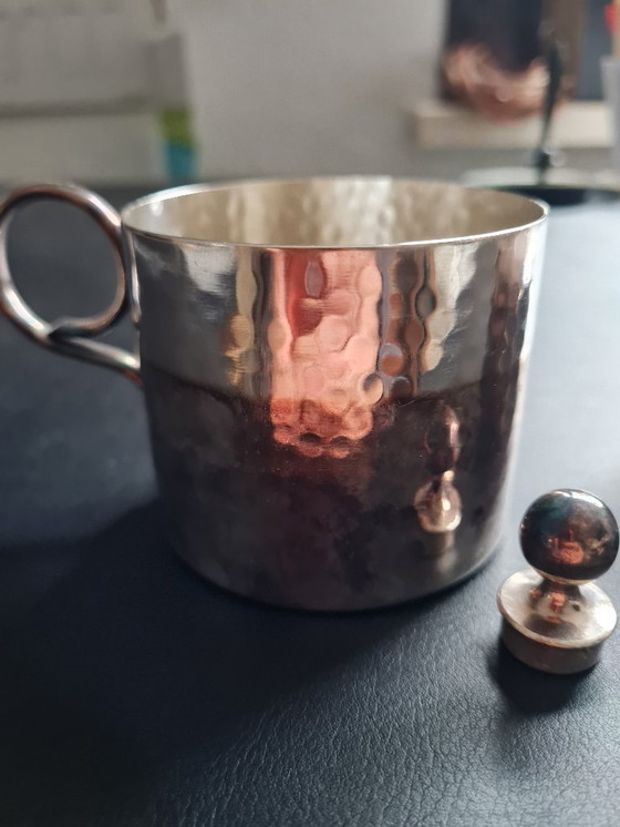 Image 1 of Silver-plated Art Deco pitcher WMF, Germany, 1930s vintage