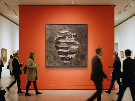 Image 1 of Face in linen