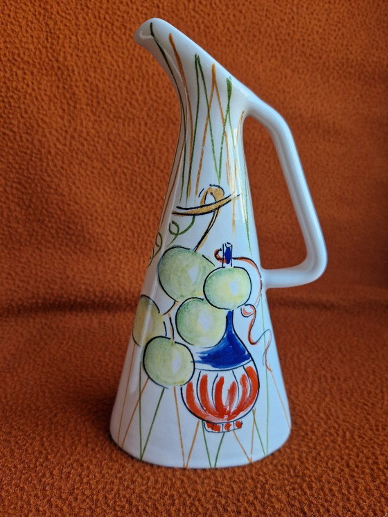 Image 1 of Rometti Keramik Öl- und Essig-Set aus den 1960er Jahren