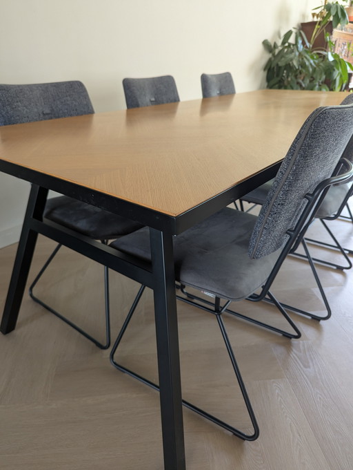 Table à manger Zuiver Seth 220x90