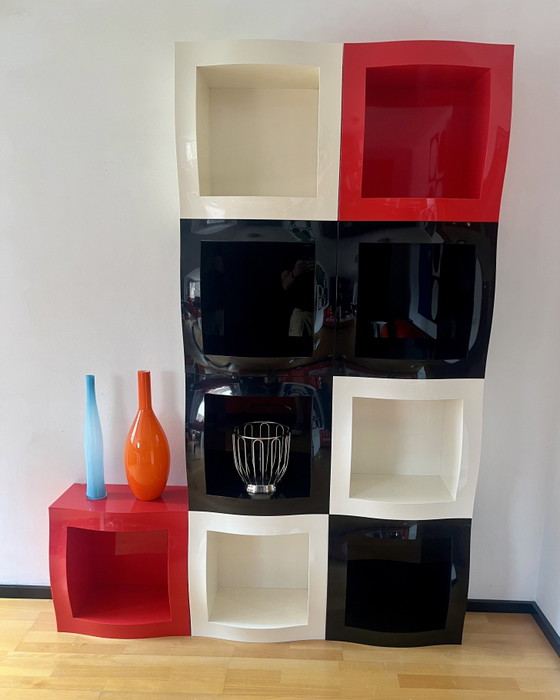 Magis Boogie Woogie Scaffale Set 9 pezzi chiuso Stefano Giovannoni – Librerie, Plastic (photo 3 of 10)