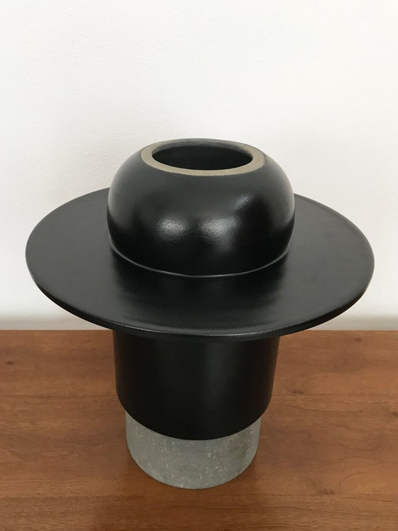 Vaso scultura di Mario Ferrarini per Bitossi, Italia – Vasi, Ceramica (photo 6 of 13)