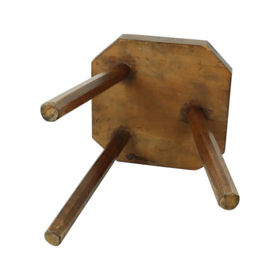Image 1 of Old Wooden Milk Stool