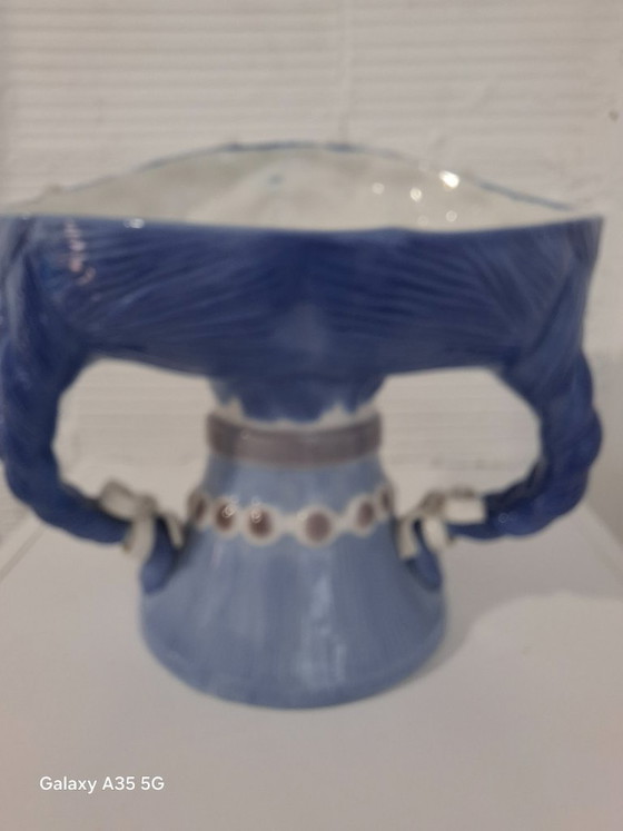 Lladro Cabeza De Primavera – Vazen, Ceramic (photo 3 of 5)